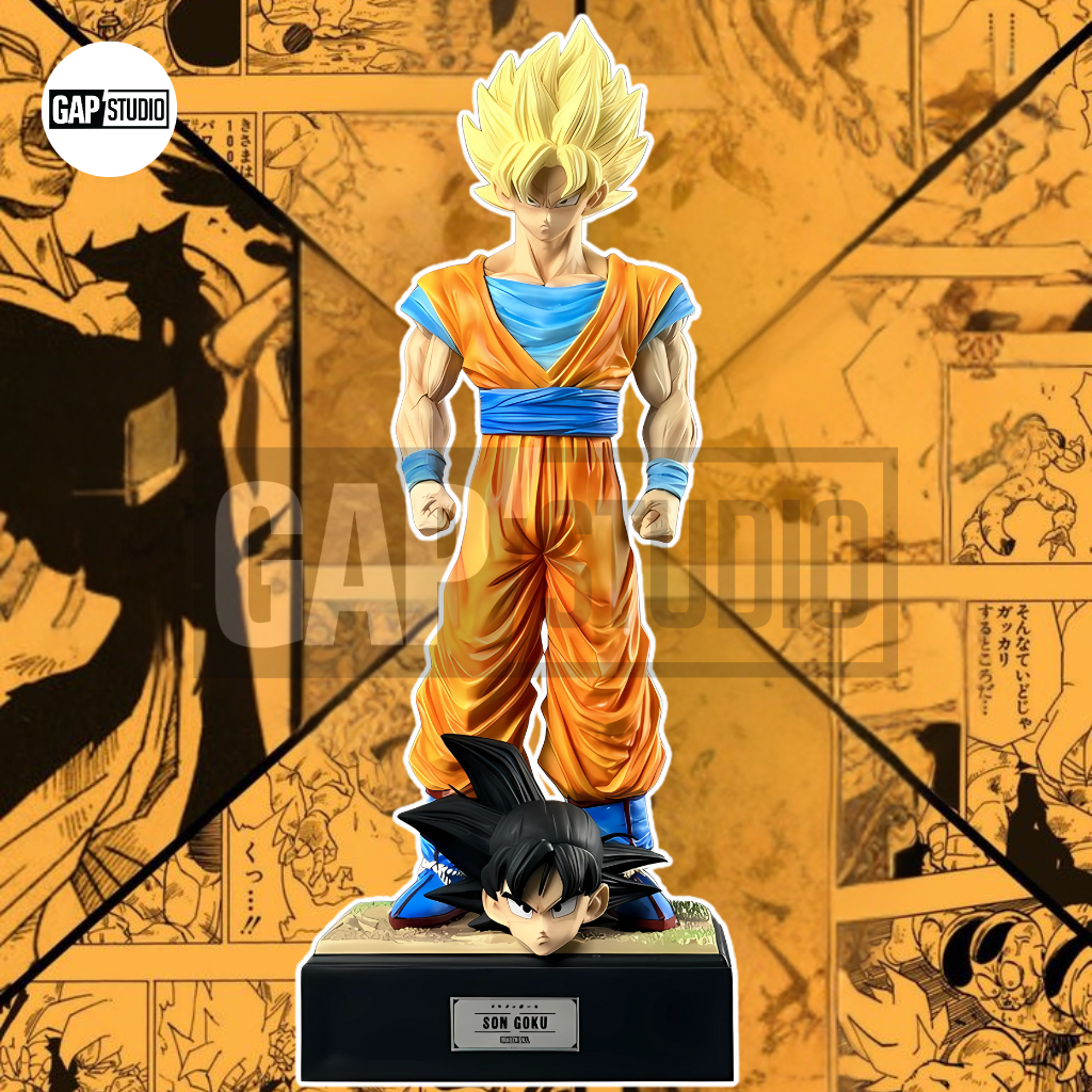 SON GOKU SSJ 2d Manga Dimensions Figurine Dragon Ball Z Banpresto