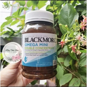 (Đủ bill) Dầu cá Blackmores Fish oil Mini Caps viên mini đã khử mùi 400v
