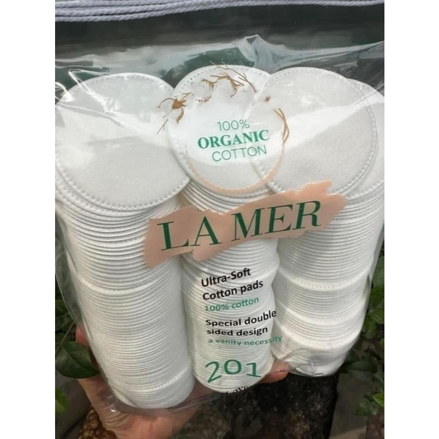 BỊCH 201 MIẾNG BÔNG TẨY TRANG COTTON LAMER BO VIỀN TIỆN LỢI