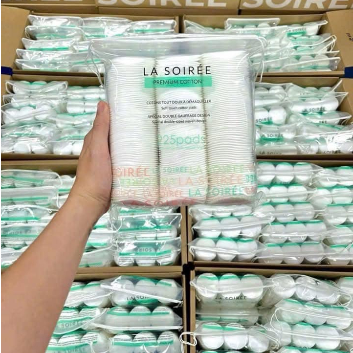 BỊCH 201 MIẾNG BÔNG TẨY TRANG COTTON LAMER BO VIỀN TIỆN LỢI