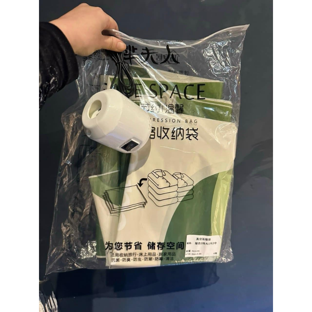 SET 6 TÚI ĐỰNG CHĂN, QUẦN ÁO HÚT CHÂN KHÔNG KÈM BƠM ĐIỆN TIỆN LỢI