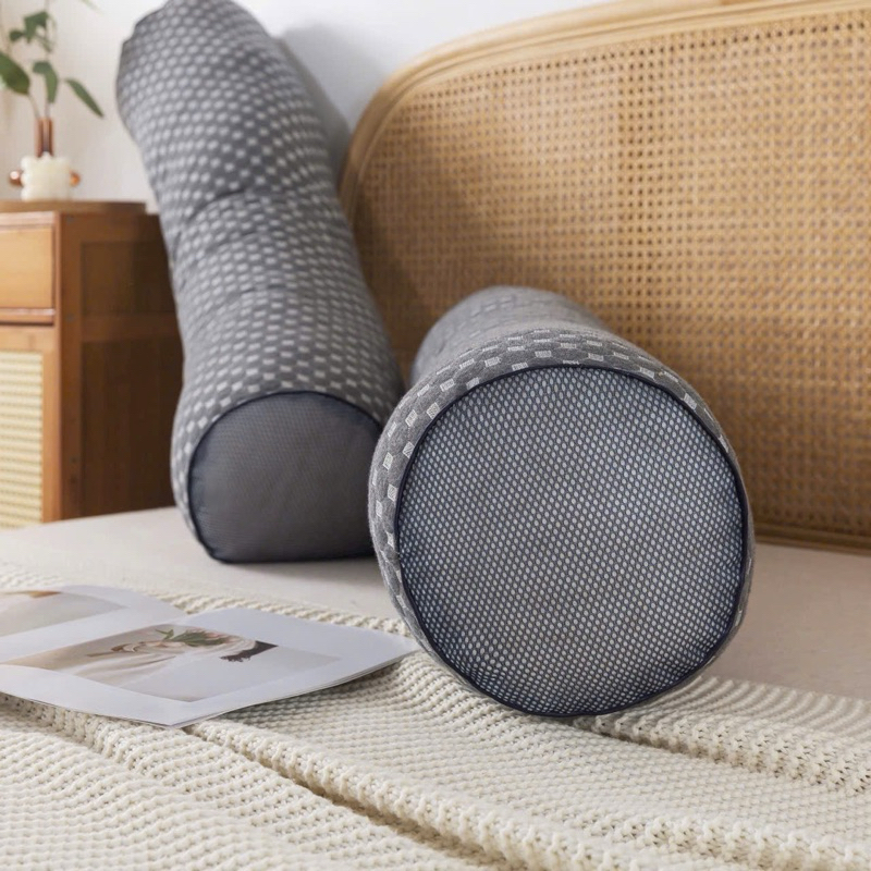 Ruột Gối Ôm Matxa Bo Tròn 2 Đầu 35x100cm Bông Gòn Trắng Tinh Khiết, Kháng Khuẩn, Có Khoá Kéo Điều Chỉnh Bông