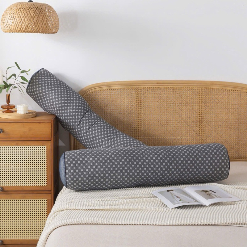 Ruột Gối Ôm Matxa Bo Tròn 2 Đầu 35x100cm Bông Gòn Trắng Tinh Khiết, Kháng Khuẩn, Có Khoá Kéo Điều Chỉnh Bông