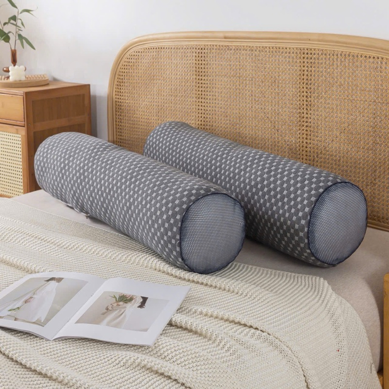 Ruột Gối Ôm Matxa Bo Tròn 2 Đầu 35x100cm Bông Gòn Trắng Tinh Khiết, Kháng Khuẩn, Có Khoá Kéo Điều Chỉnh Bông