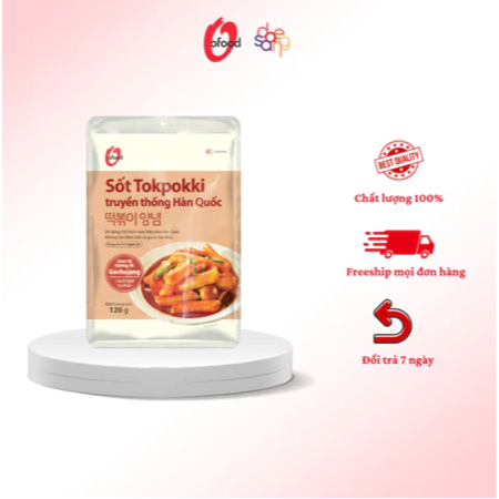 Sốt tokbokki / tokpokki Hàn Quốc O'Food 120g