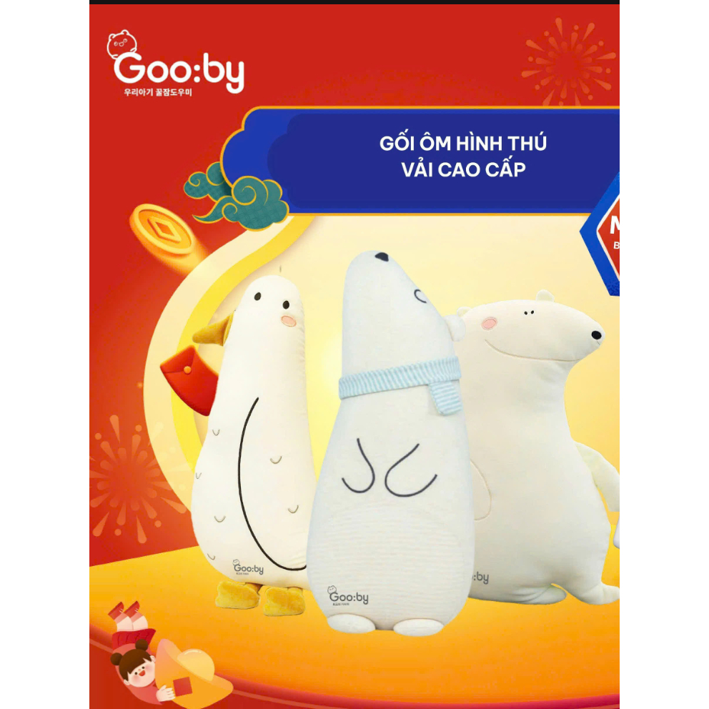 GỐI ÔM CAO CẤP GOOBY | Shopee Việt Nam
