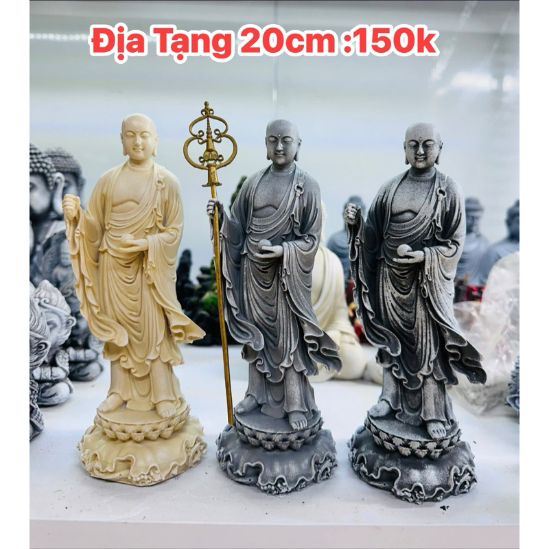 tượng ngài Địa Tạng decor,phong thuỷ, trầm hương,bán cạn, tiểu cảnh