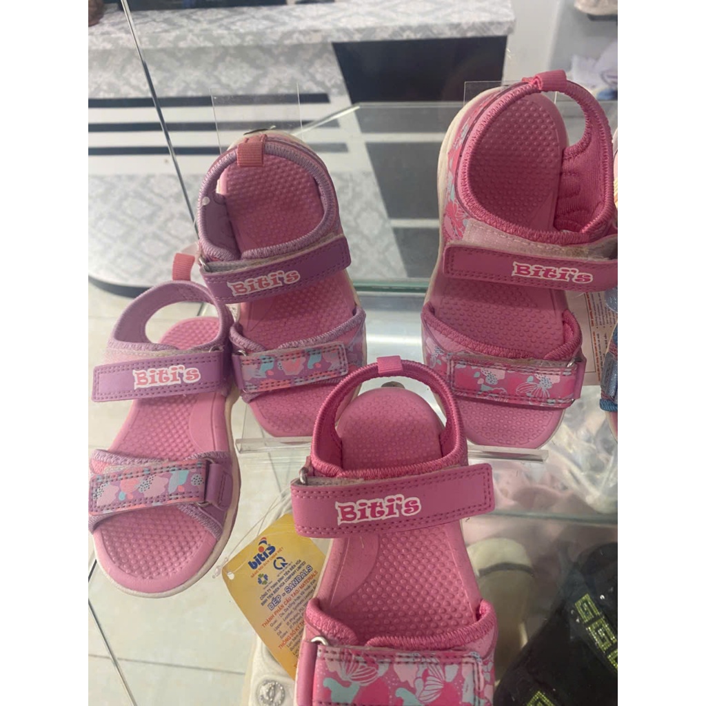 SANDAL BÉ GÁI DTG001100 HỒNG - TÍM