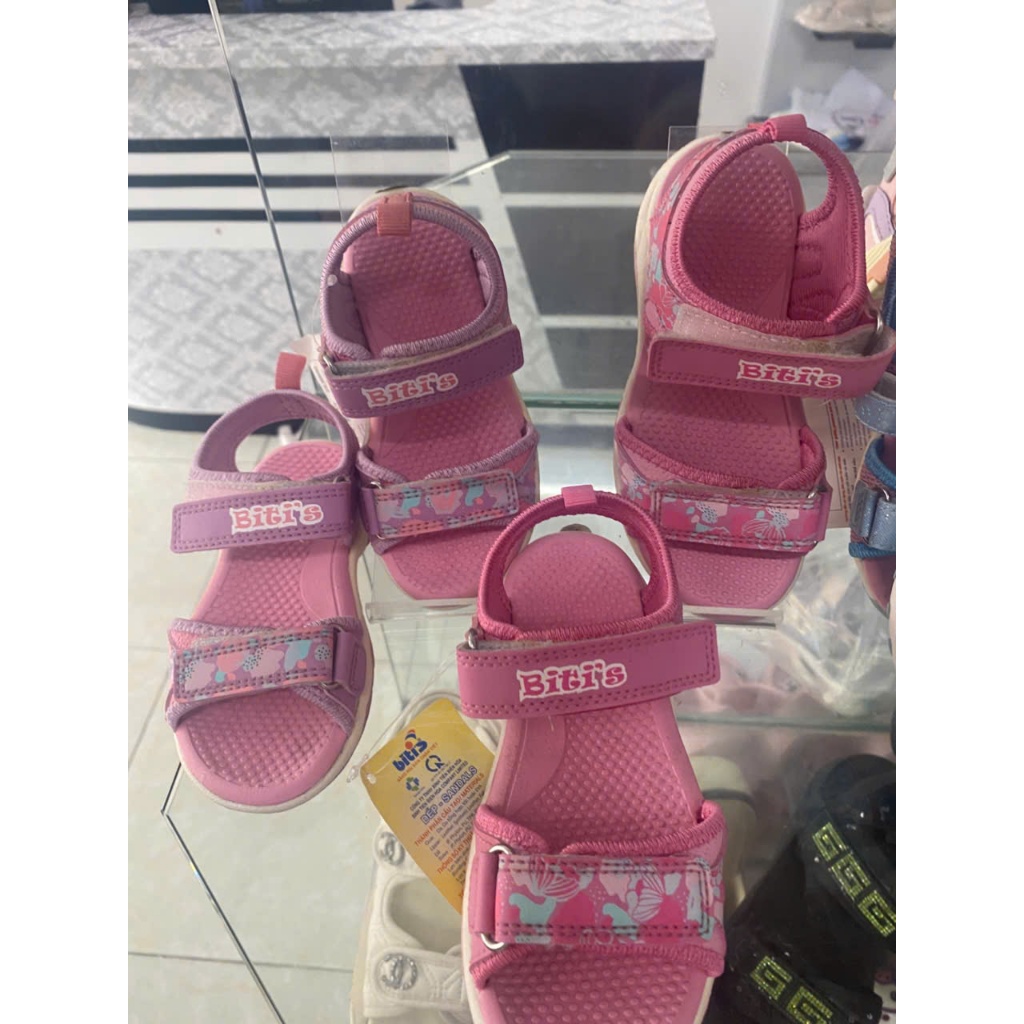 SANDAL BÉ GÁI DTG001100 HỒNG - TÍM