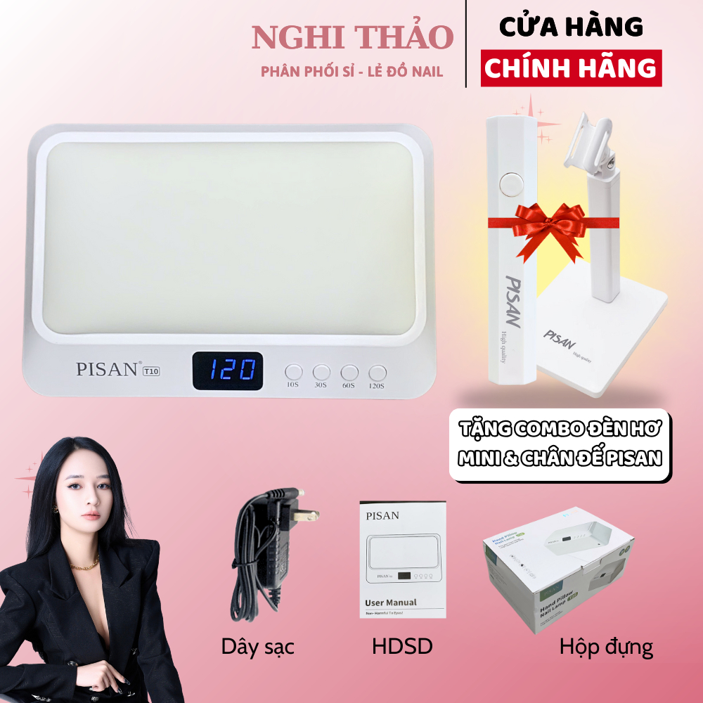 Product image Máy hơ gel T10 PISAN khoang vừa 2 tay 1