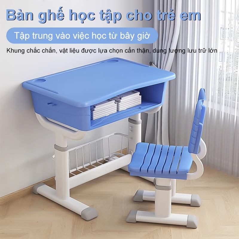 ALVIN Bàn Học Sinh Thông Minh，bộ bàn ghế Có Ngăn Kéo Bàn Viết bàn học chống gù điều chỉnh chiều cao | BigBuy360 - bigbuy360.vn