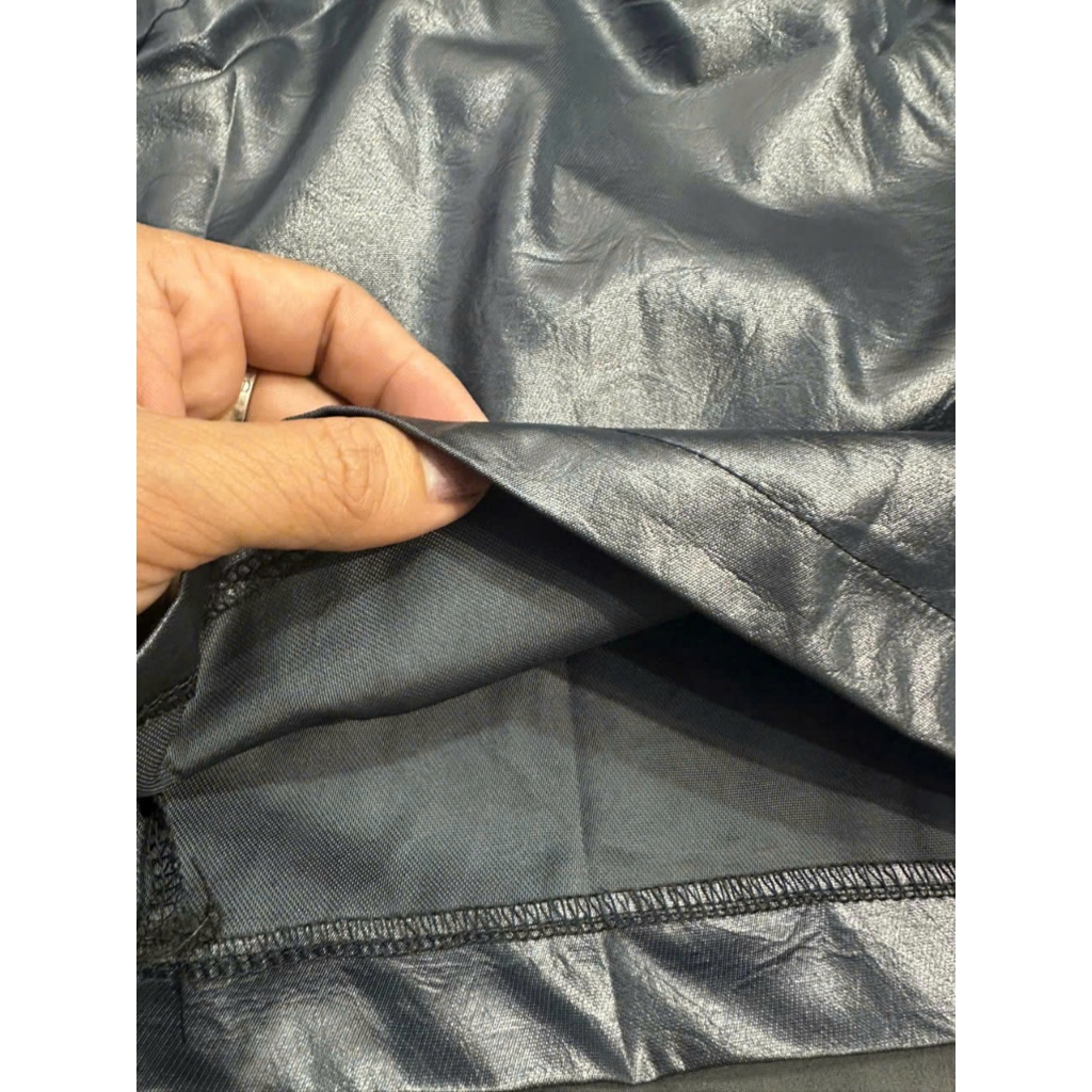 Quần Short da Leather BLACK DIAMOND ICVCVNI Unisex Menwear