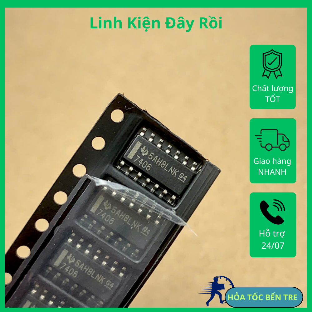 SN7406DR 7406DR SN7406 7406 SOP-14 chính hãng | Shopee Việt Nam
