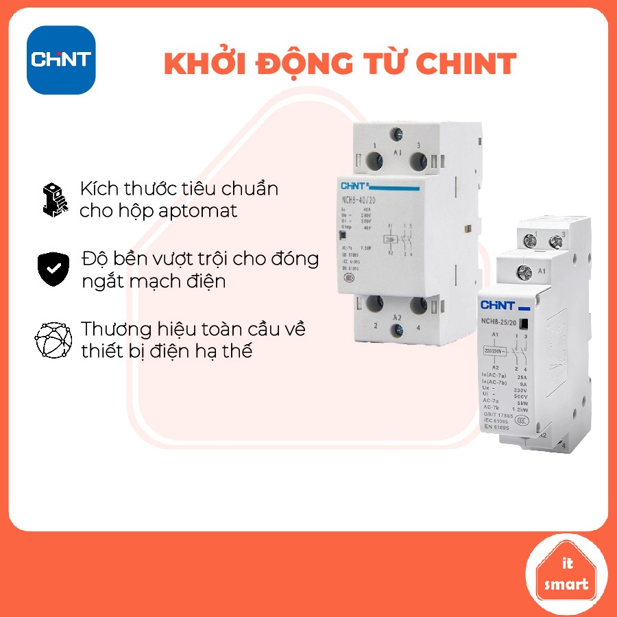 Khởi động từ Chint dạng DIN