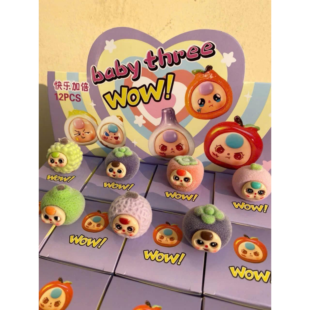 SET 12 HỘP TÚI MÙ BABYCRY, BABYTHREE SIÊU XINH CHO BÉ