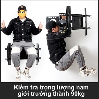 VARB Giá đỡ TV 32-70 inch Giá treo tivi nghiêng tải trọng 50kg Ủng hộ xoay và nghiêng ỐNG KÍNH TỐI ĐA 400X400 MM