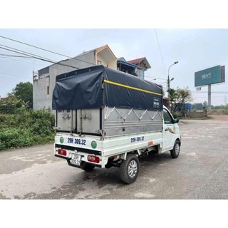 bạt xe tải thaco towner 990kg thùng dài phủ bì dài 2m450,rộng 1m45,cao phủ 65phân bạt hàn quốc