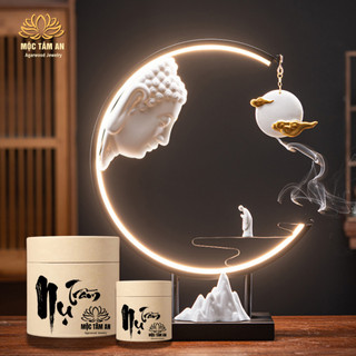 Nụ trầm hương cao cấp Mộc Tâm An, nhang sạch, xông nhà, văn phòng hộp 35 nụ - Loại CAO CẤP THƯỢNG HẠNG