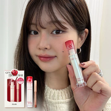 [Bill Oliveyoung]Set son tint bóng Clio Crystal Glam tặng chì kẻ viền môi