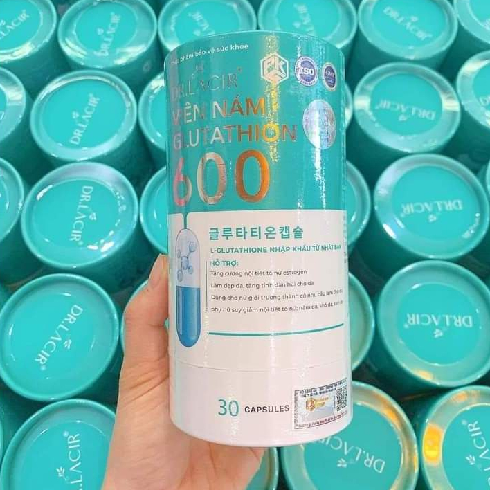 dr lacir glutathione 600 review Vin ung b quyt cho ln da trng sng Vin ung Glutathione 600 Dr