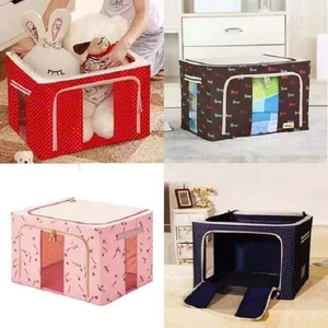 TÚI ĐỰNG CHĂN, QUẦN ÁO CÓ KHUNG SẮT SIZE TO TIỆN LỢI