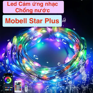 Đèn Led Cảm Ứng nháy đuổi 20 Mét 200 Hạt Led Dây đèn LED trang trí RGB 5V Cổng USB nháy theo nhạc kèm điều khiển