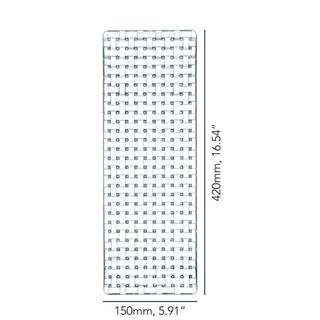 Đĩa pha lê Nachtmann Bossa Nova Rectangular 42cm. Hàng chính hãng.