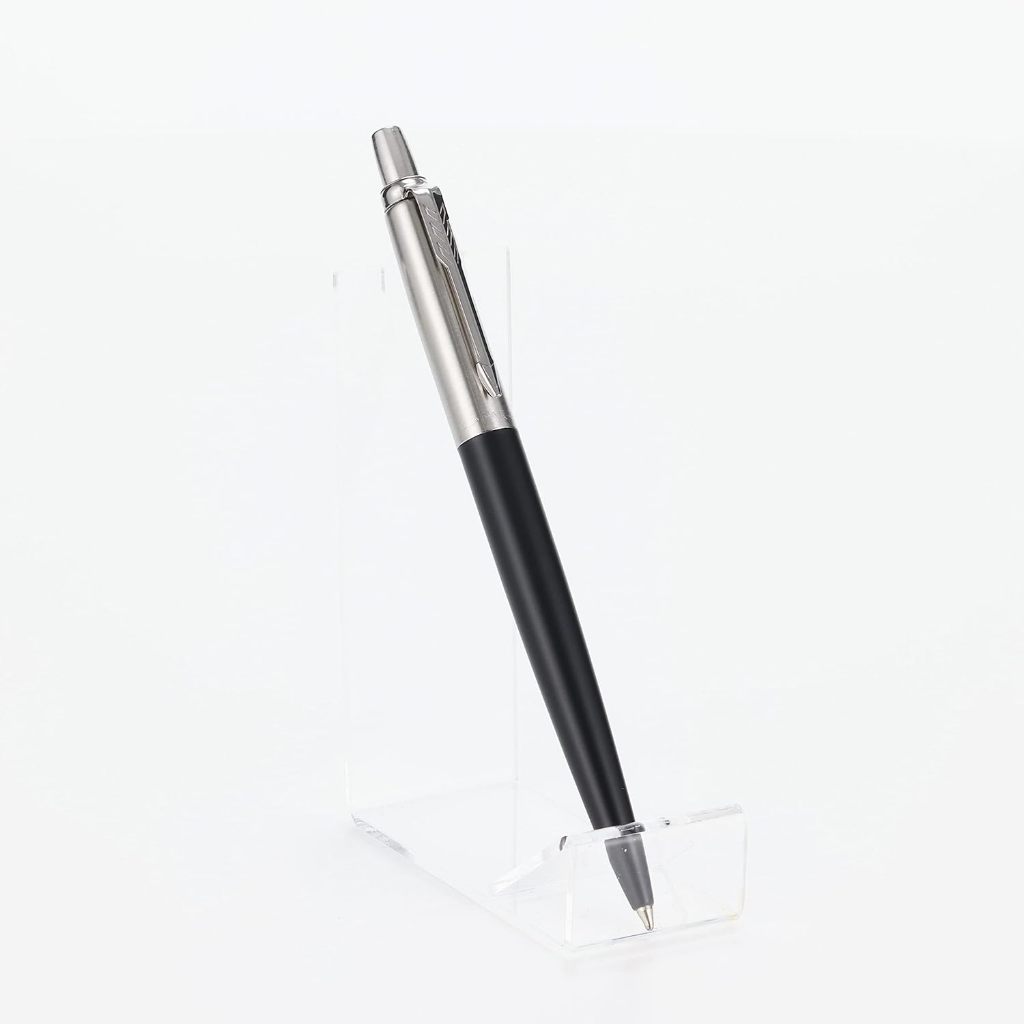Bút Bi Parker Jotter Core Line/Vỏ Thép Không Gỉ/Cài Bạc/Hộp Quà/Quà Tặng Doanh Nhân/Mực Đen
