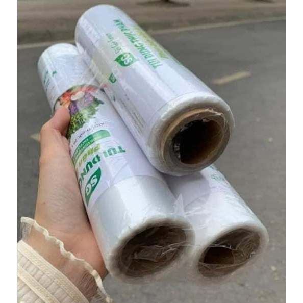 SET 3 CUỘN TÚI ĐỰNG THỰC PHẨM TỰ HỦY SINH HỌC THÂN THIỆN MÔI TRƯỜNG