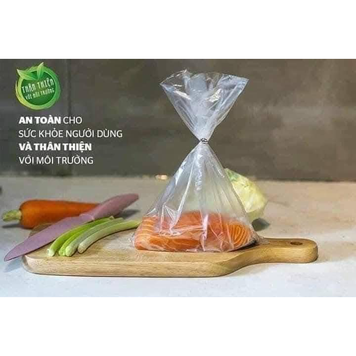 SET 3 CUỘN TÚI ĐỰNG THỰC PHẨM TỰ HỦY SINH HỌC THÂN THIỆN MÔI TRƯỜNG