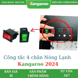 Công tắc Nóng Lạnh 4 chân - Máy lọc nước Kangaroo Nóng Lạnh đời mới năm 2024 KGHC10A3, KG12A8, KG12A6,