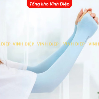 Găng tay chống nắng xỏ ngón Aqua X Hàn Quốc chống tia UV cho nam nữ