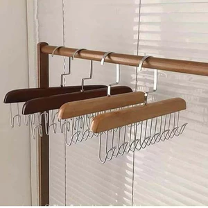 MÓC GỖ TREO QUẦN ÁO ĐA NĂNG, TREO CÀ VẠT, ÁO HAI DÂY TIỆN DỤNG