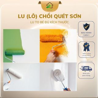 Lu lăn sơn loại to đại, lu lăn sơn, chổi lăn sơn JUBY dễ dàng thuận tiện lăn sơn