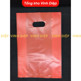 1kg túi nilon HD đỏ đựng hàng chất dày dùng làm túi đựng đồ, đựng quà biếu - 3 size