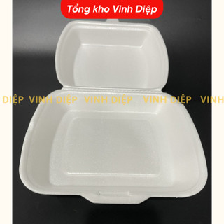 Combo 145~150 hộp xốp to 1 ngăn size to đựng 1 con vịt