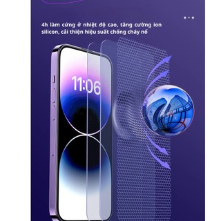 KÍNH FULL MÀN trong suốt HD kèm khung tự dán siêu nét WTP-077 cho đủ mã iPHONE