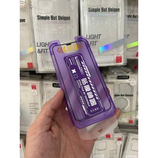 KÍNH FULL MÀN trong suốt HD kèm khung tự dán siêu nét WTP-077 cho đủ mã iPHONE