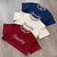 Áo Baby Tee CEMMIE Phối Cổ Viền Màu Chất Cotton Co Giãn 2 Chiều