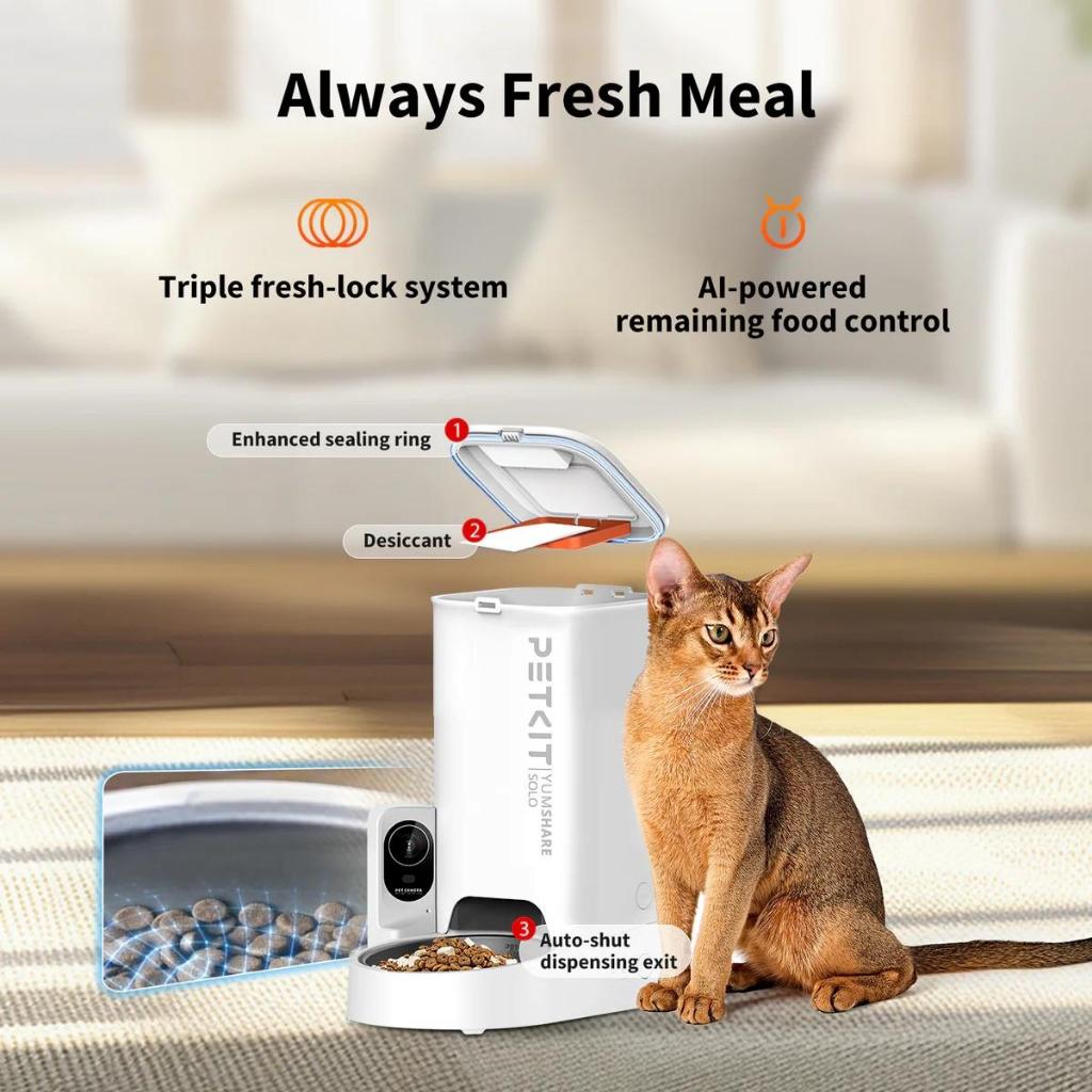 Ảnh Máy cho ăn tự động Petkit YUMSHARE SOLO CAMERA 4
