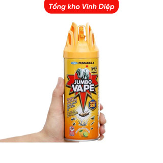 Bình xịt muỗi côn trùng Nhật Bản hương cam chanh tự nhiên chai 300ml 600ml