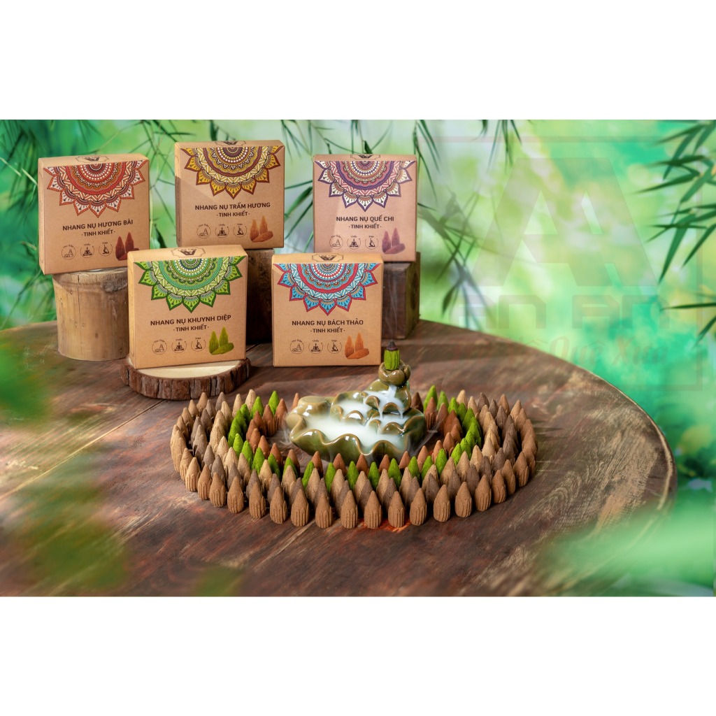 Ảnh Nhang nụ mix mùi AN AN 40 nụ -  khói ngược, nhang thơm tự nhiên xông nhà, phong thuỷ, thiền định 1