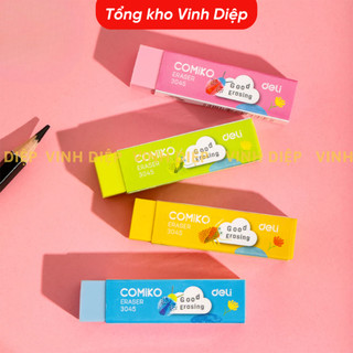 Combo 1 hộp 36 cục tẩy chì Deli 4 màu, tẩy học sinh,đồ dùng học tập( 1 hộp 36 cục)