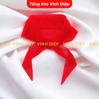 Khăn Quàng đỏ May viền Xịn ( Hàng đẹp 1.8 )
