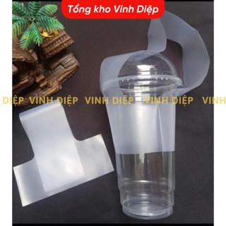 1kg túi đựng cốc chữ T túi cốc trà sữa túi cốc trà chanh cà phê take away