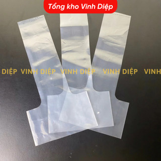 1kg túi đựng cốc chữ T túi cốc trà sữa túi cốc trà chanh cà phê take away