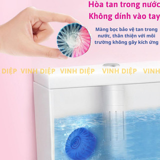 Viên thả bồn cầu,Viên vệ sinh bồn cầu,khử mùi tẩy bồn cầu thế hệ mới tẩy sạch mảng bám,diệt vi khuẩn