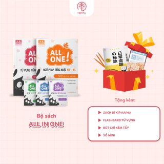 6 + QUÀ TẶNG] Sách Học Tiếng Nhật N5-N1 All In One, Kanji