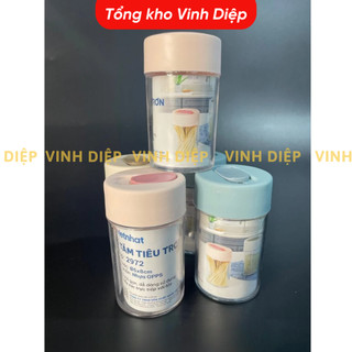 Lọ Đựng Tăm, Lọ Đựng Tiêu Việt Nhật hàng loại 1, hộp đựng tăm 2 trong 1