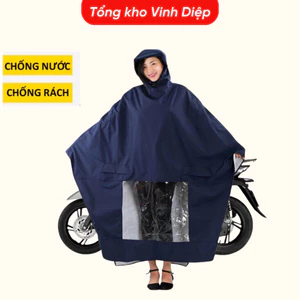 Áo mưa choàng cánh dơi siêu nhẹ 1 đầu 2 đầu, áo mưa siêu nhẹ